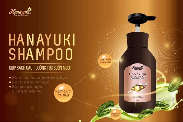 Công dụng dầu gội hanayuki shampoo