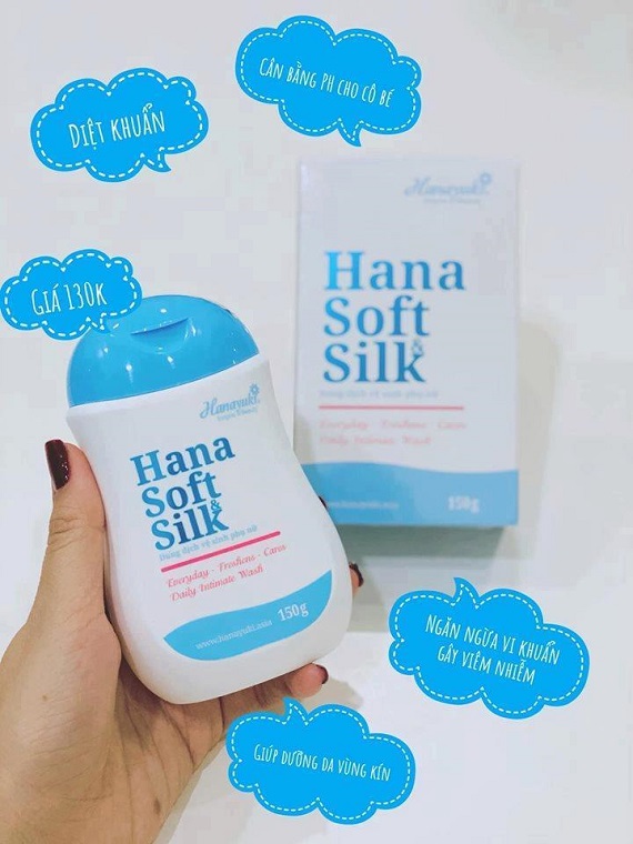 Hana Soft & Silk với thành phần PEG 75 Lanolin